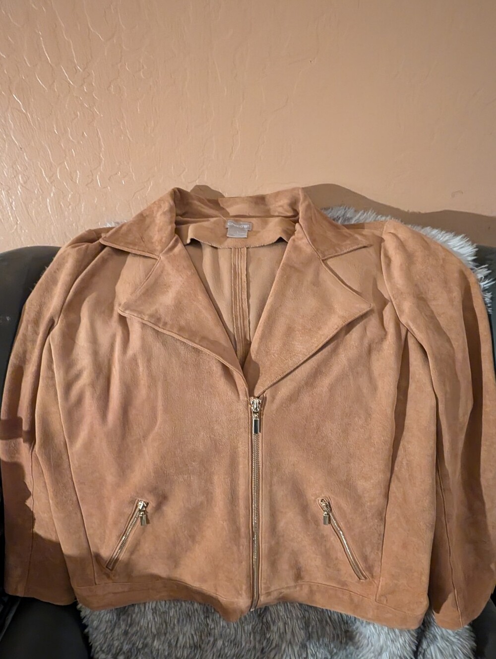 Chicos Suede Jacket